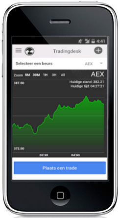 Optie24 mobiele trading app
